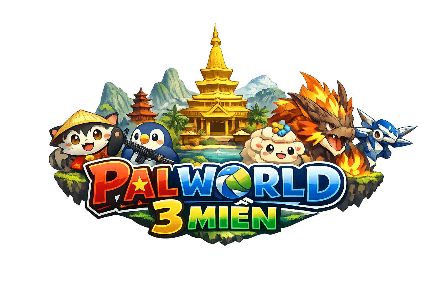 Biểu trưng Palworld 3 Miền
